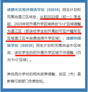 成都市青白江區(qū)2023年私立初升高最新政策發(fā)布